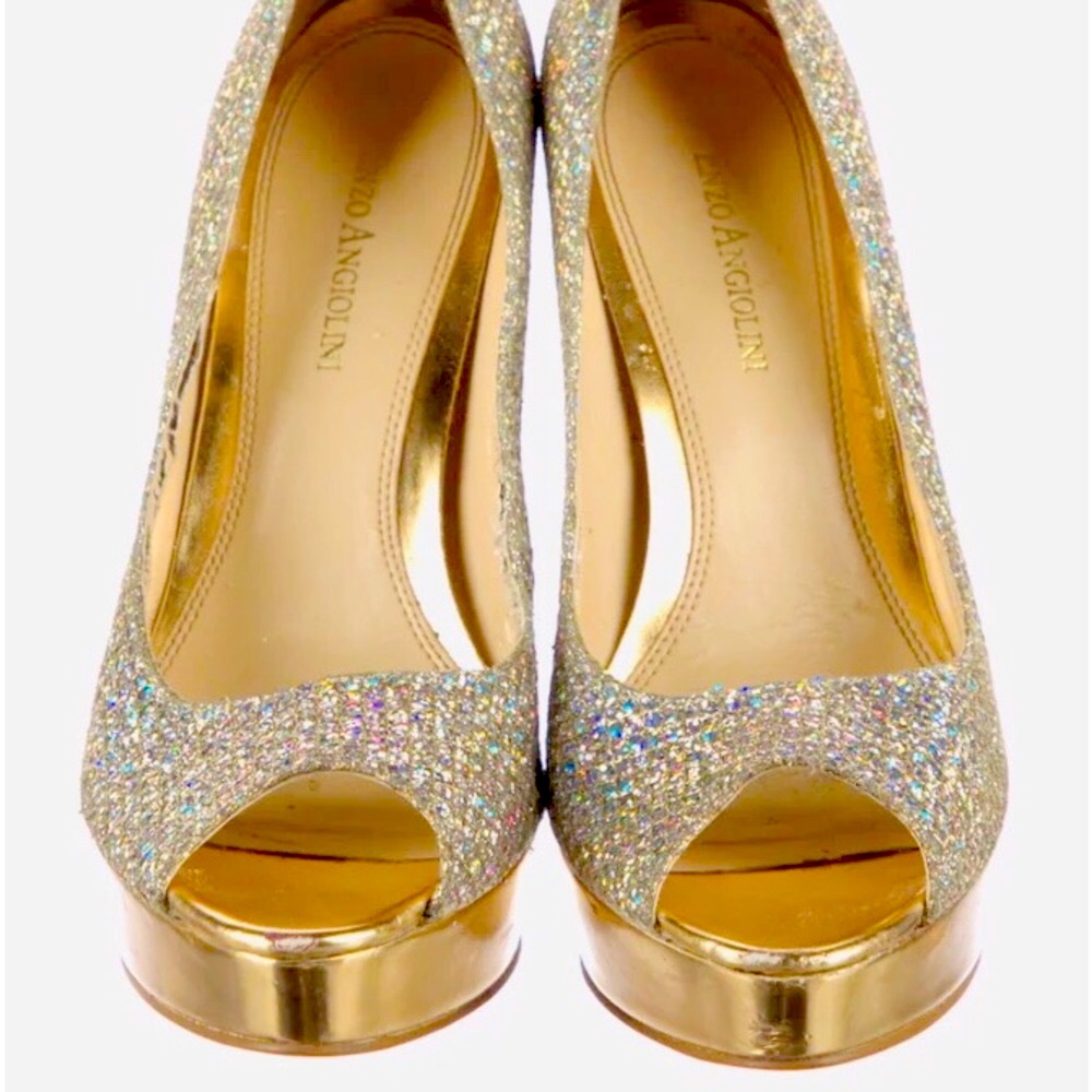 Enzo Angiolini Rhinestone Stilettos Size 7 - Picture 3 of 16